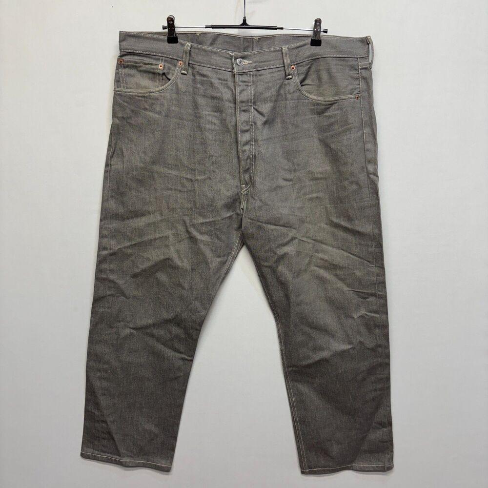 Levi's 501 XX Men Straight Leg Jeans Size 42x30 Gray Denim D111 -18